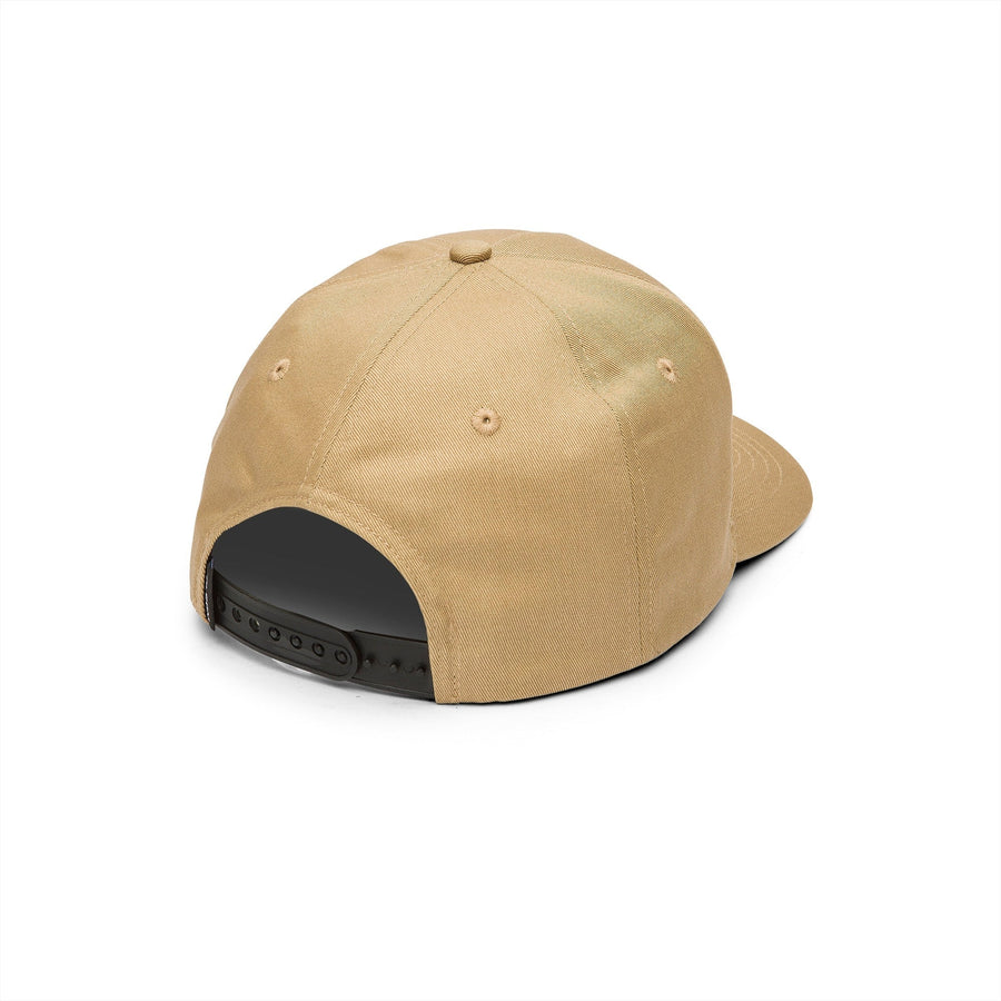 EMBOSSED STONE ADJ HAT -  DARK KHAKI