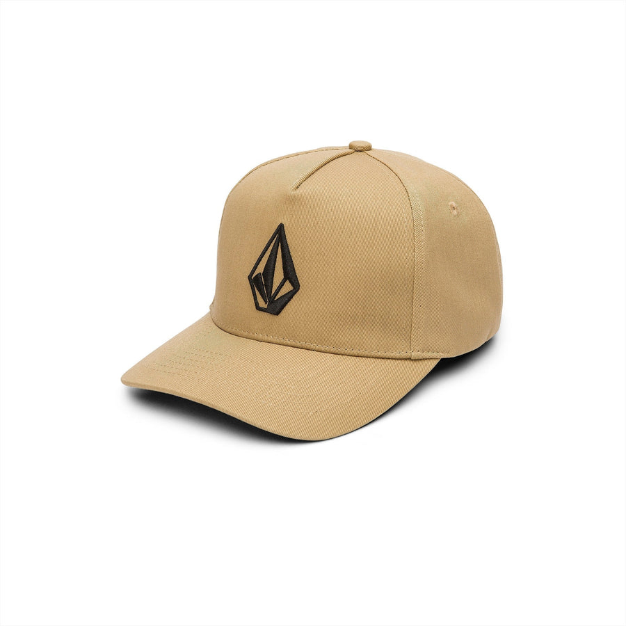 EMBOSSED STONE ADJ HAT -  DARK KHAKI