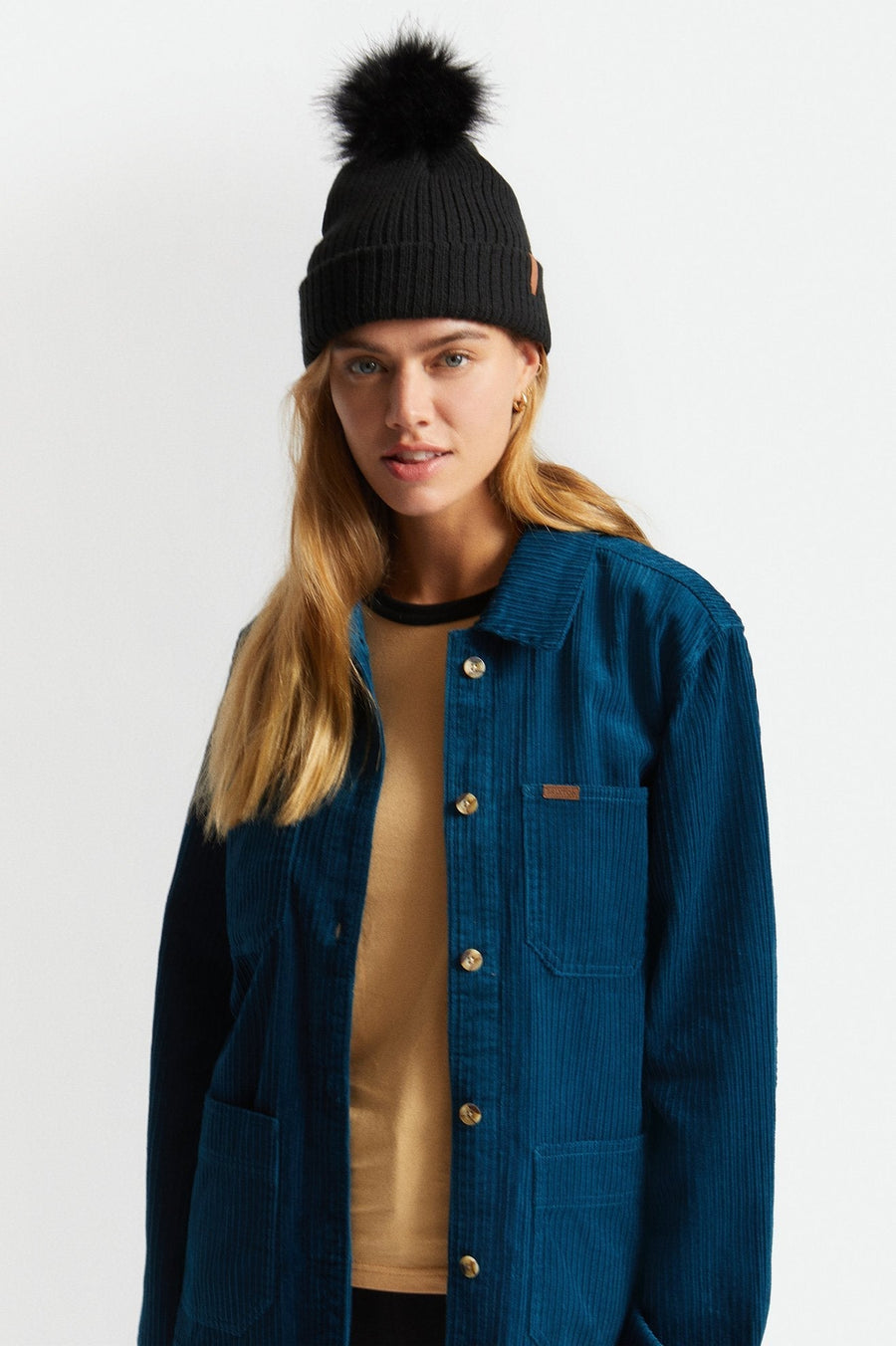 ALISON BEANIE -  BLACK