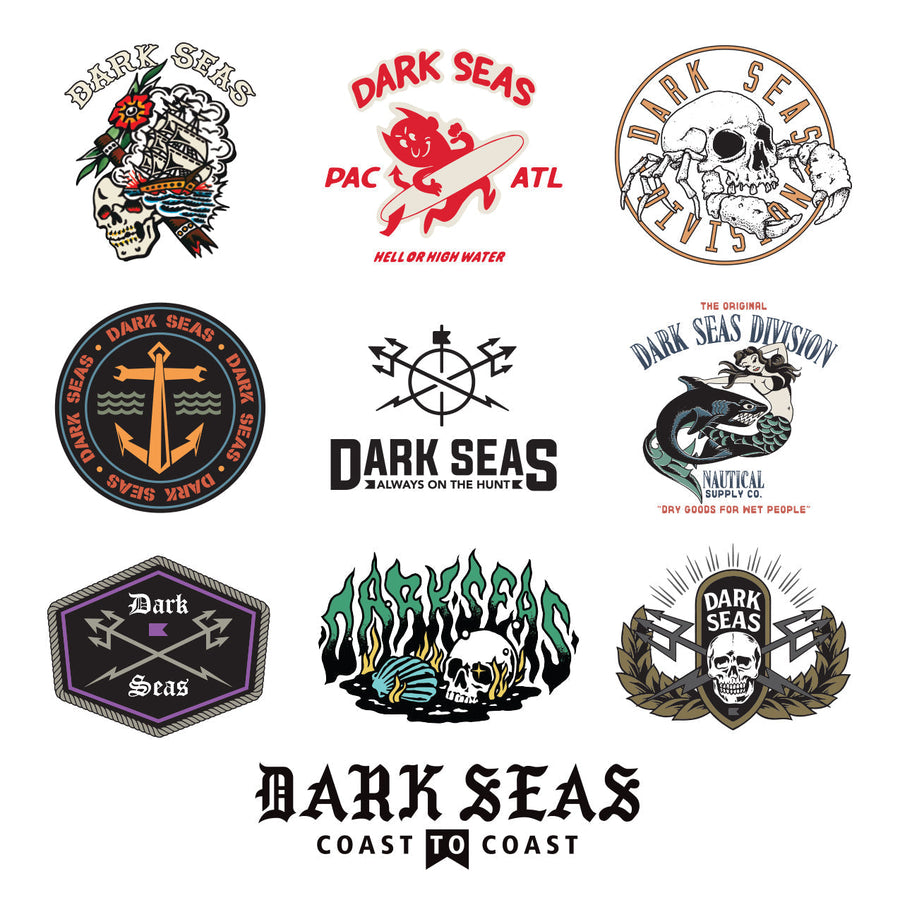 DARK SEAS STICKER PACK IX - ASSORTED