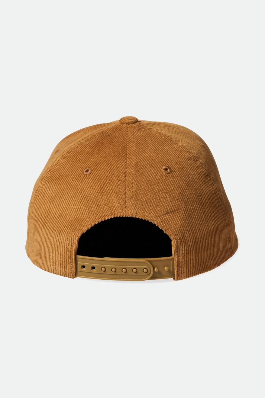 CREST C MP SNAPBACK -  GOLDEN BROWN CORD