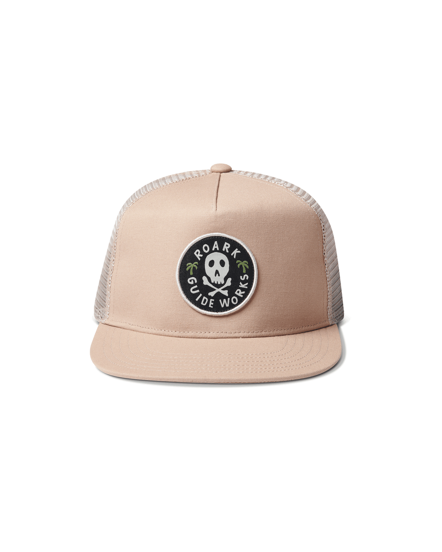 STATION TRUCKER HAT - DARK KHAKI