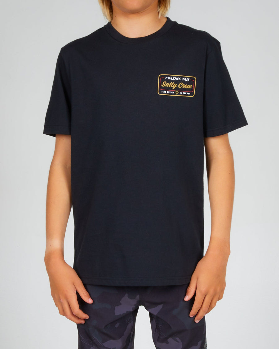 MARINA NIÑOS S/S TEE -  BLACK