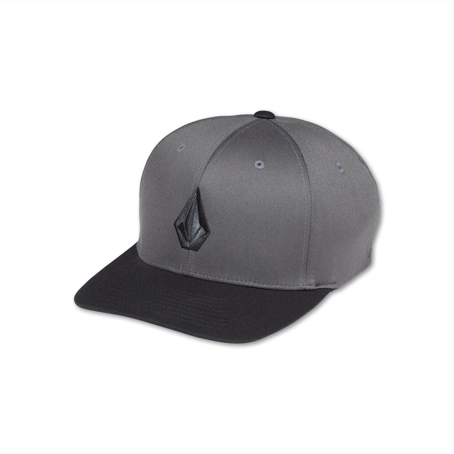 FULL STONE FLEXFIT HAT - ASPHALT BLACK