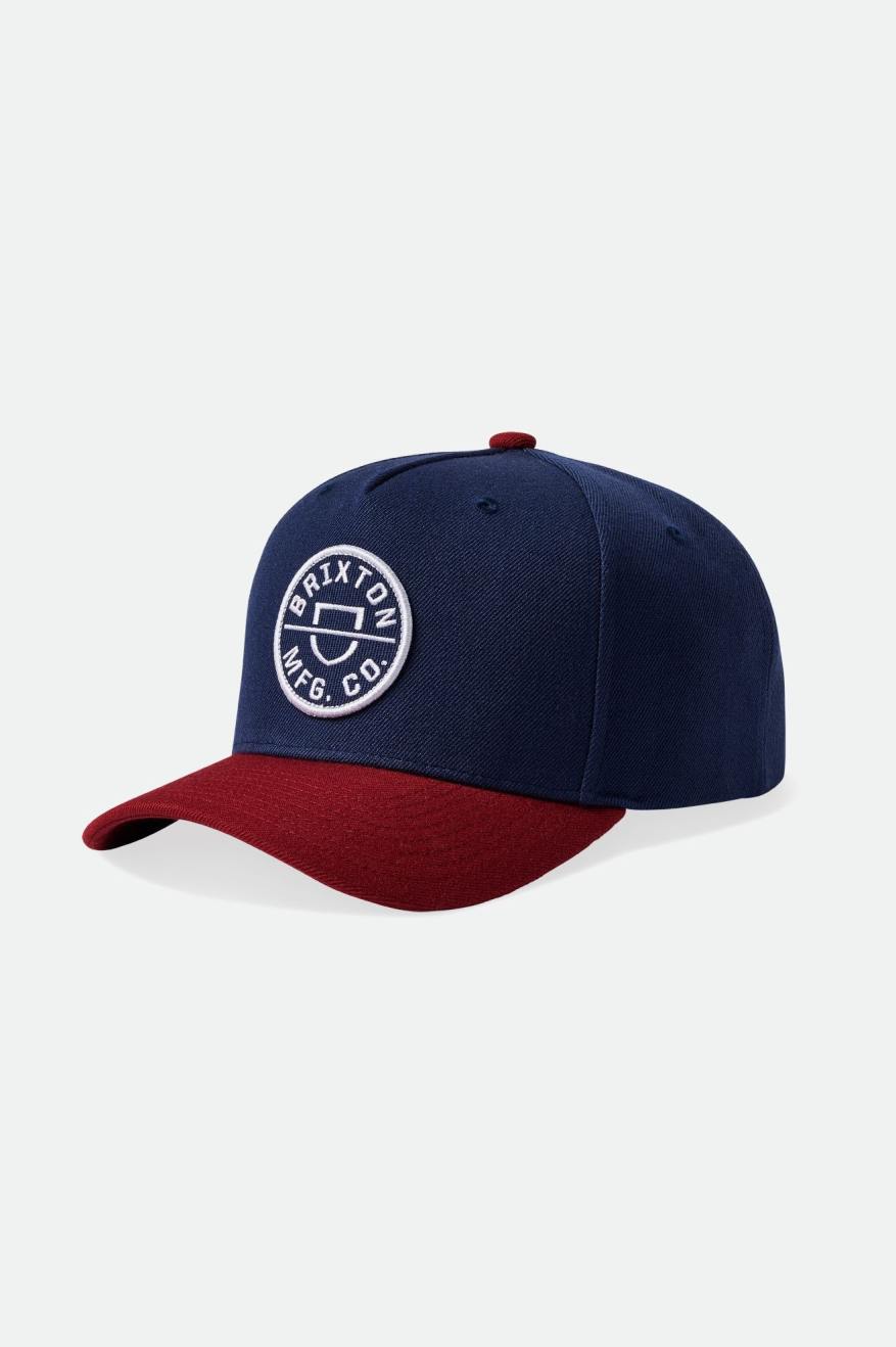 CREST C MP SNAPBACK -  WASHED NAVY/ISLAND BERRY