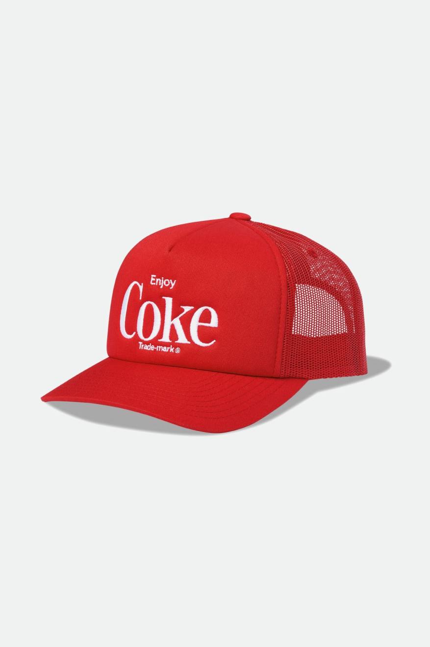 COCA-COLA ENJOY MP TRUCKER HAT  -  COKE RED