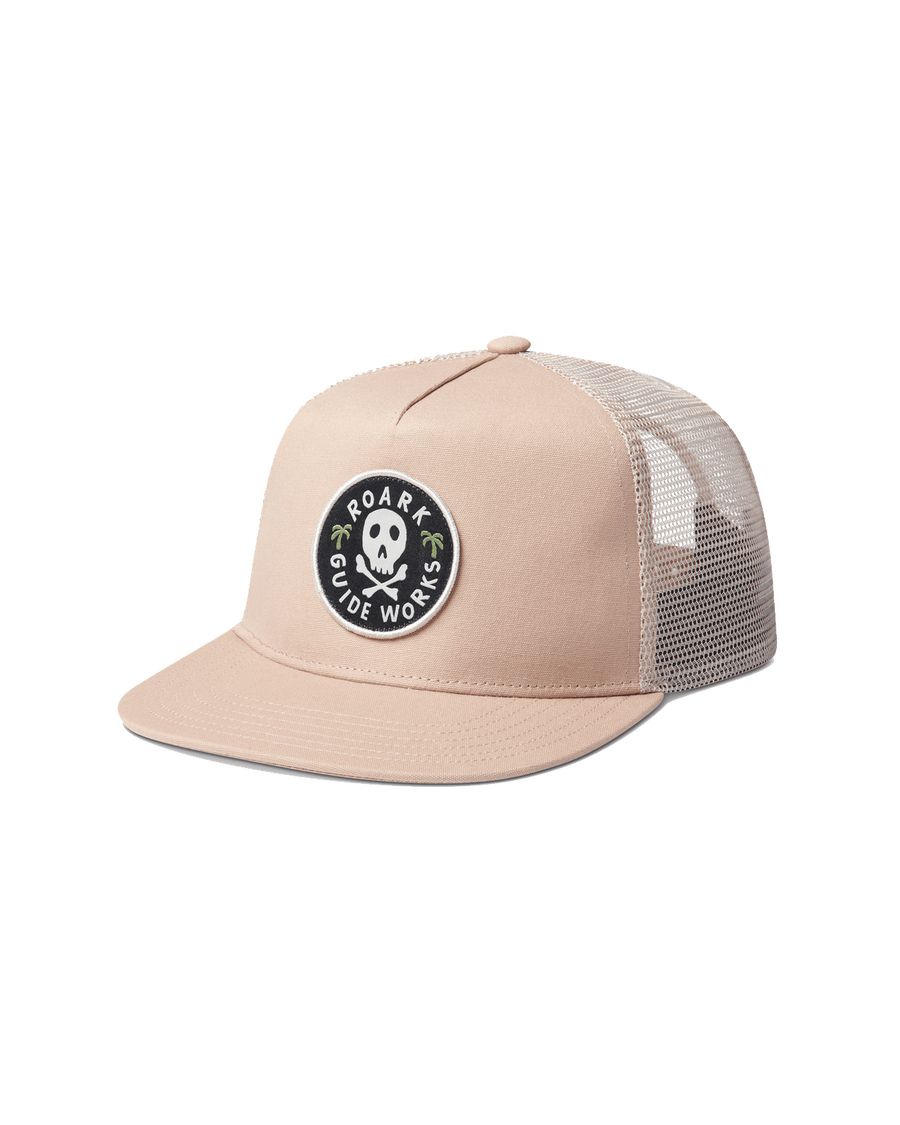 STATION TRUCKER HAT - DARK KHAKI