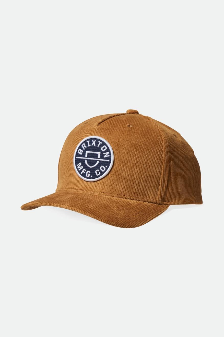 CREST C MP SNAPBACK -  GOLDEN BROWN CORD