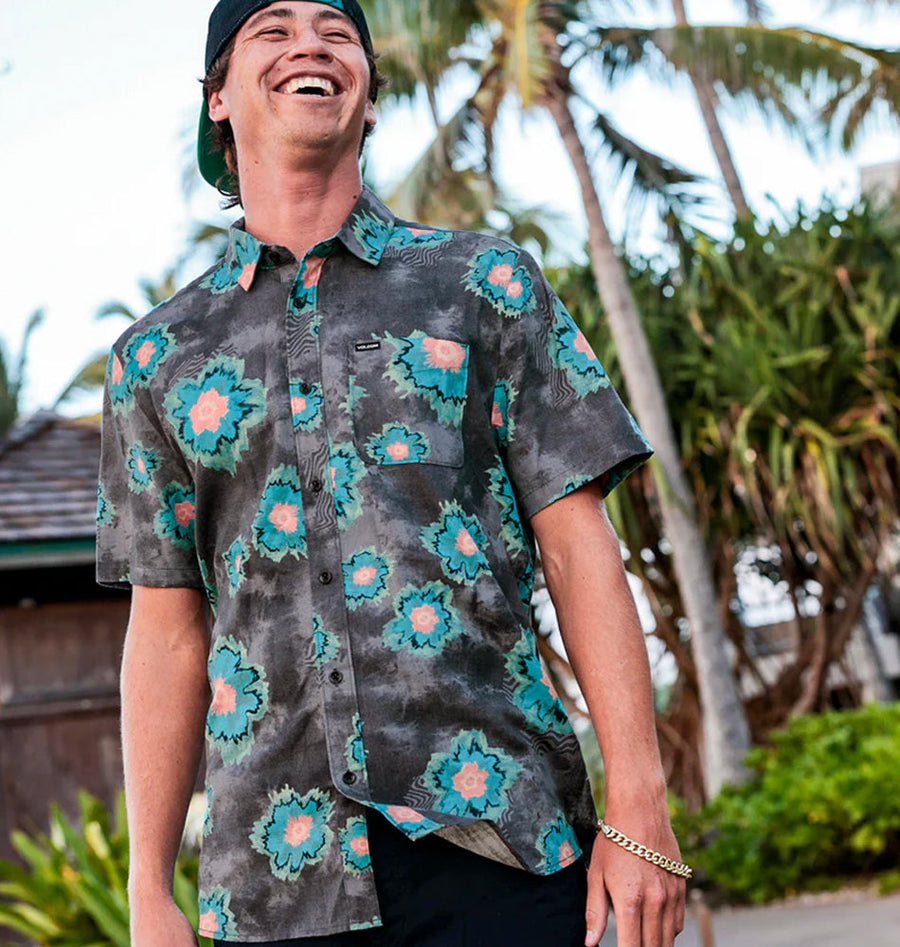 MEDAL PETAL SS -  BLACK