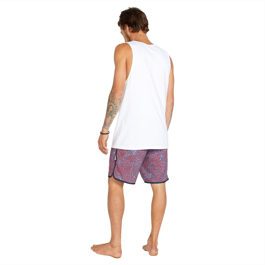 LIDO PRINT SCALLOP MOD 19 -  FLASH RED