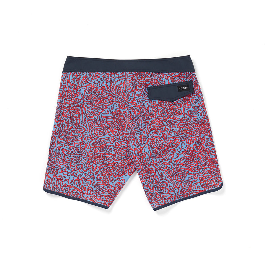 LIDO PRINT SCALLOP MOD 19 -  FLASH RED