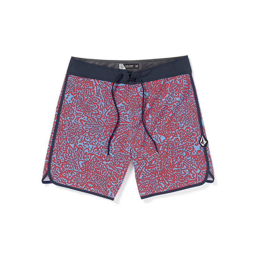 LIDO PRINT SCALLOP MOD 19 -  FLASH RED