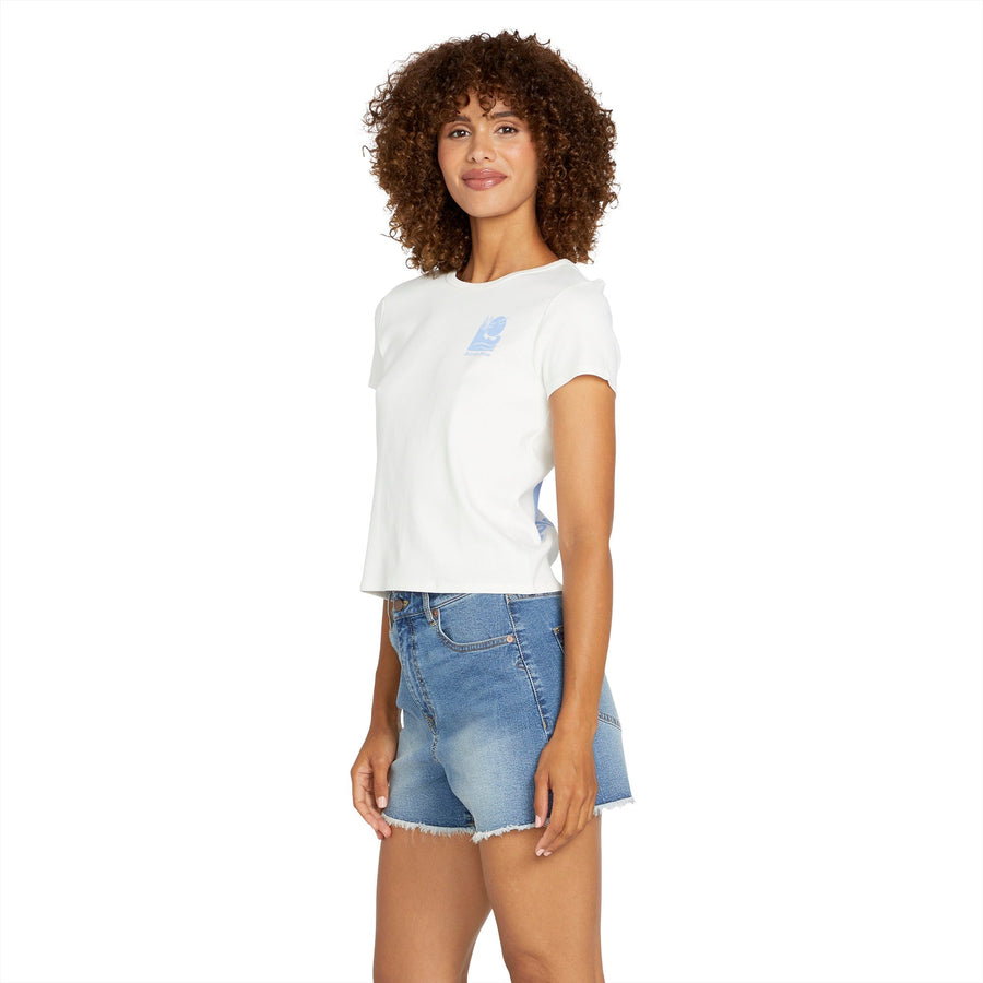 STN STEP HIRISE SHRT -  JASPER BLUE