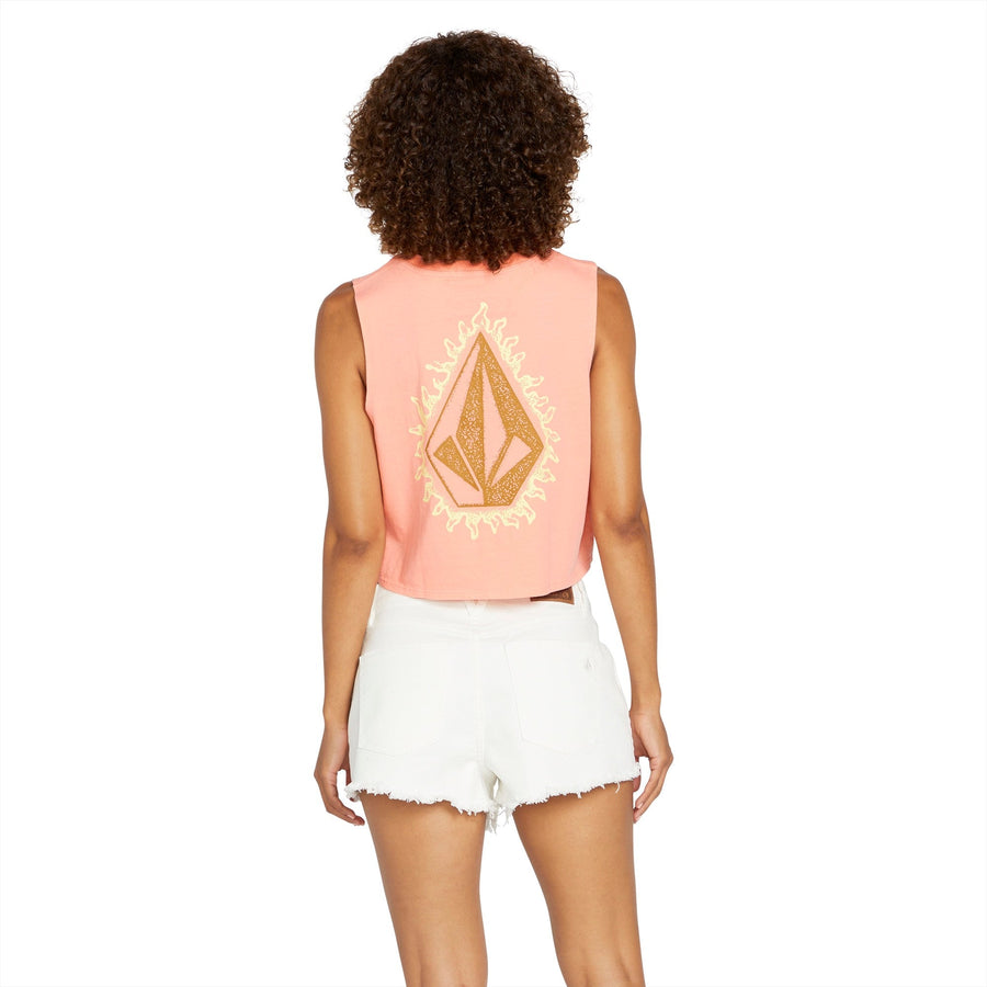 STONE HOUR CROP -  REEF PINK