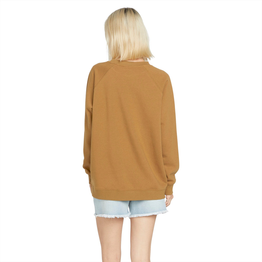STONE MAGIC BF CREW -  RUSTIC BROWN