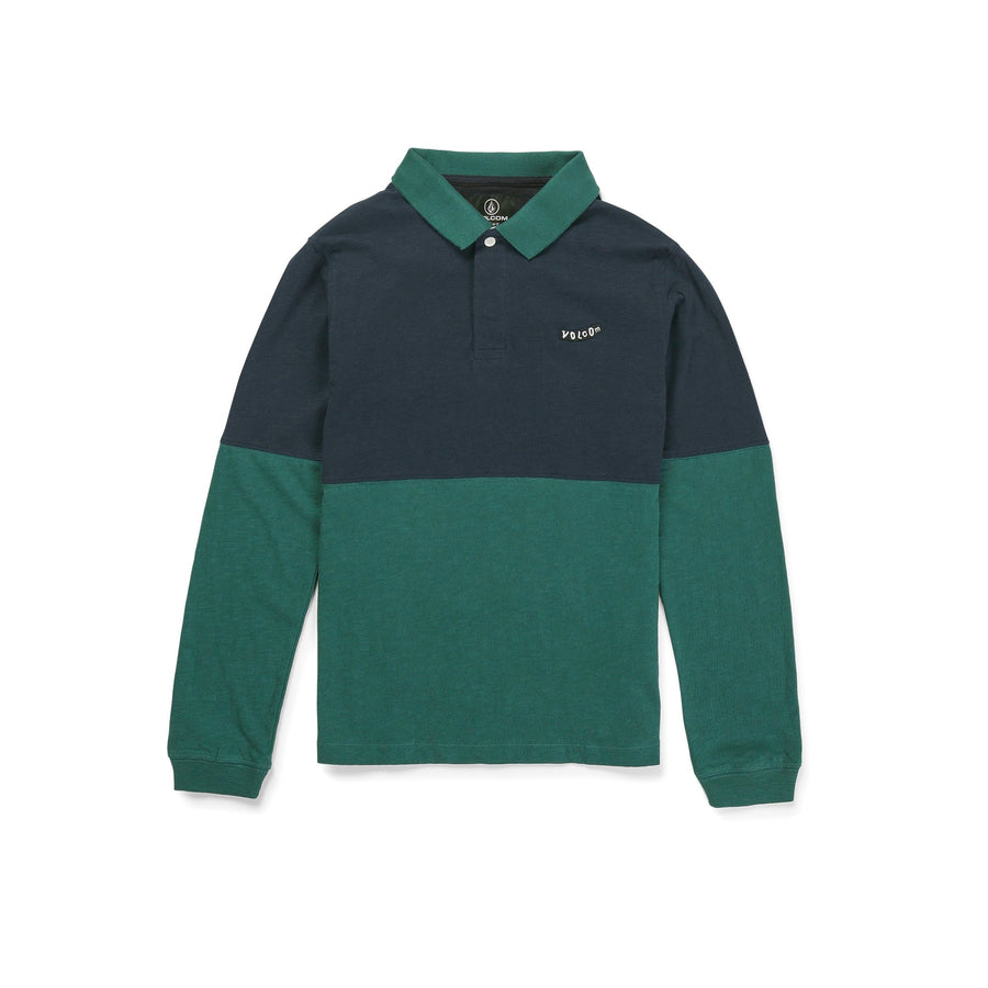 BIG BOY - DUOSTONE POLO LS -  NAVY