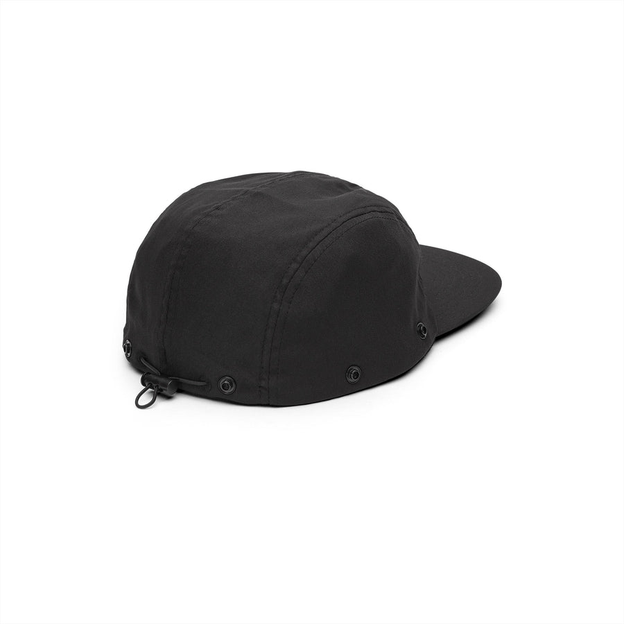 STONE TRIP FLAP HAT -  BLACK