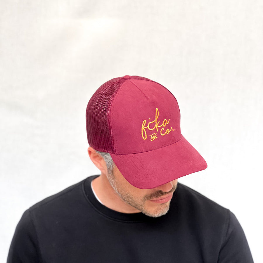 SUEDE BURGUNDY -  BERGUNDY