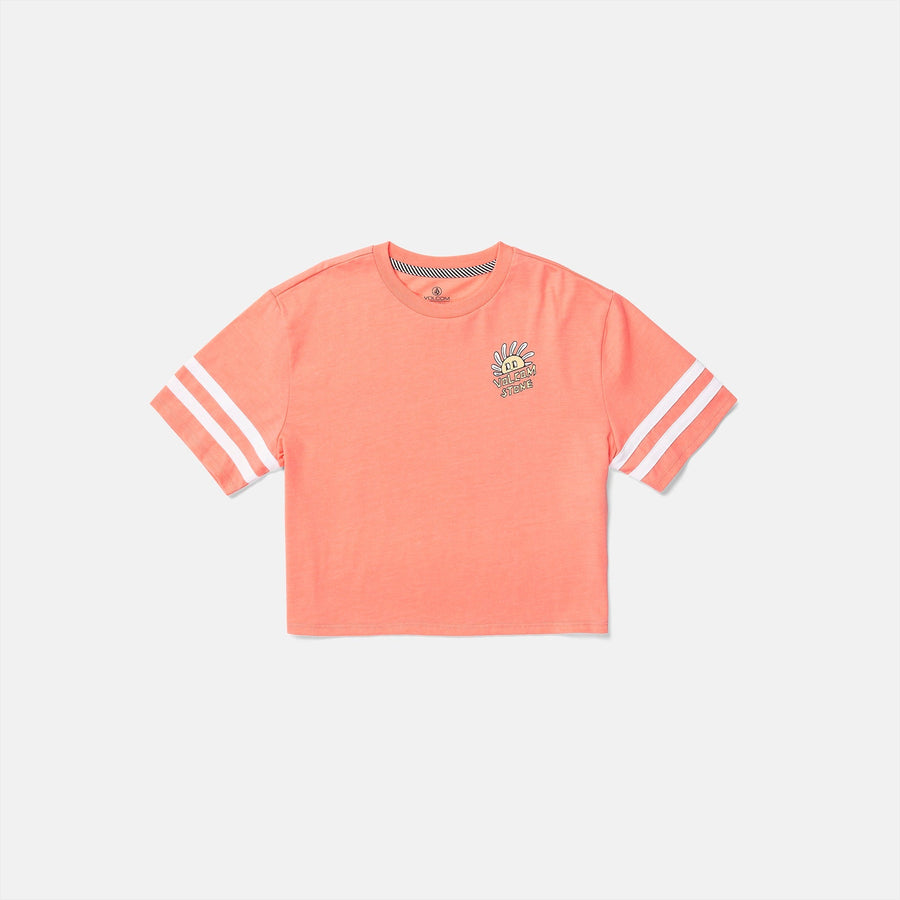 TRULY STOKED TEE -  REEF PINK
