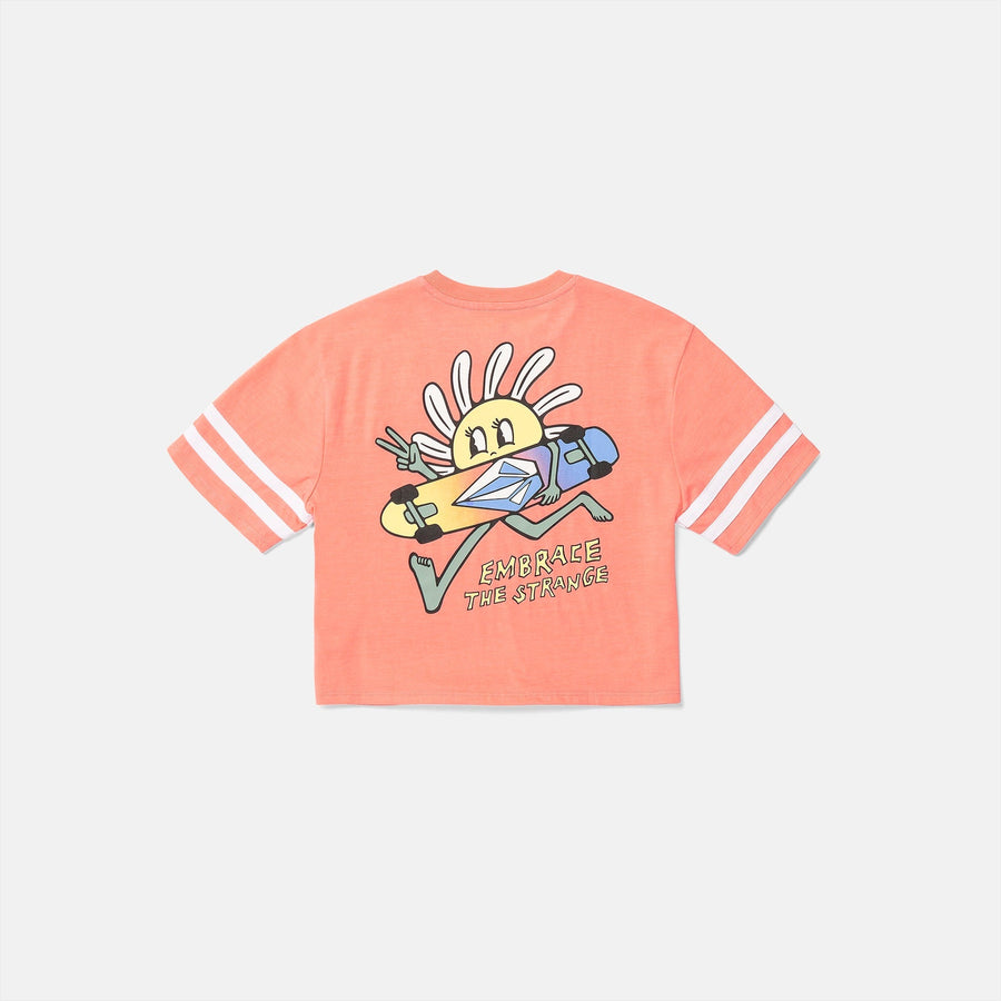 TRULY STOKED TEE -  REEF PINK