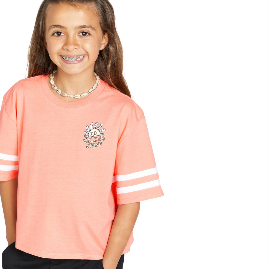 TRULY STOKED TEE -  REEF PINK