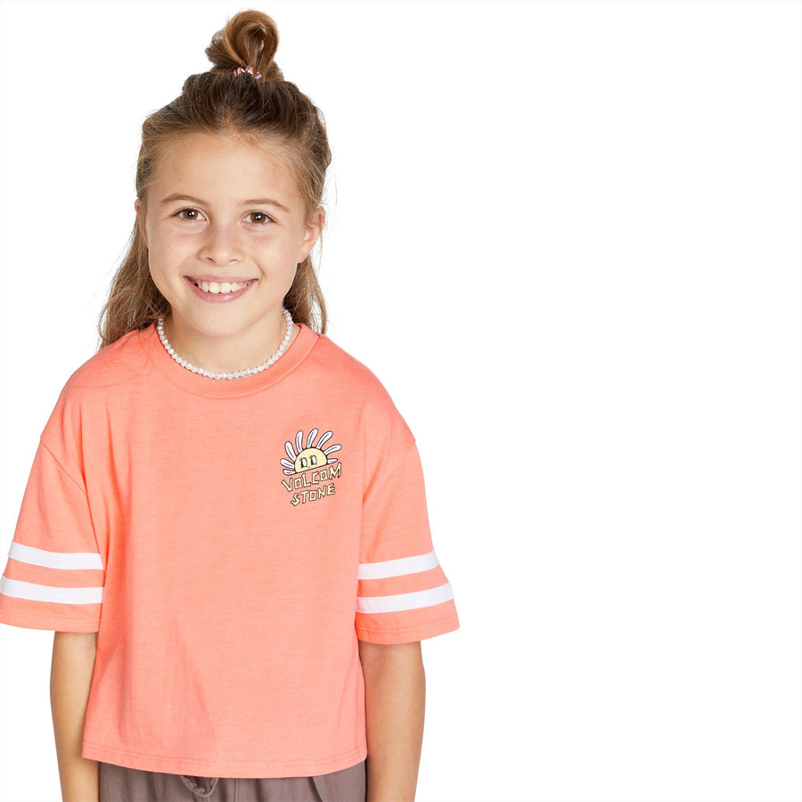 TRULY STOKED TEE -  REEF PINK