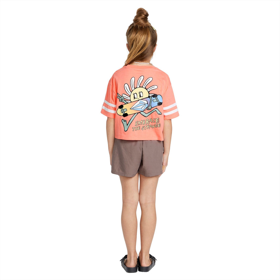 TRULY STOKED TEE -  REEF PINK