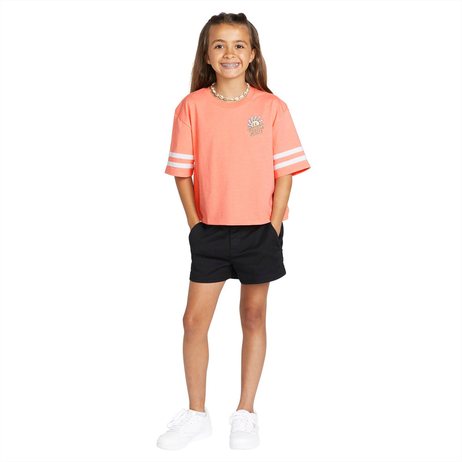 TRULY STOKED TEE -  REEF PINK