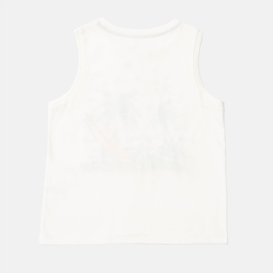 FLEXIN MUSCLE TANK -  STAR WHITE