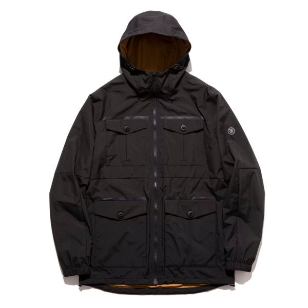 CASCADE RAIN SHELL -  BLACK
