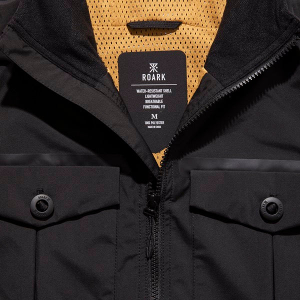 CASCADE RAIN SHELL -  BLACK