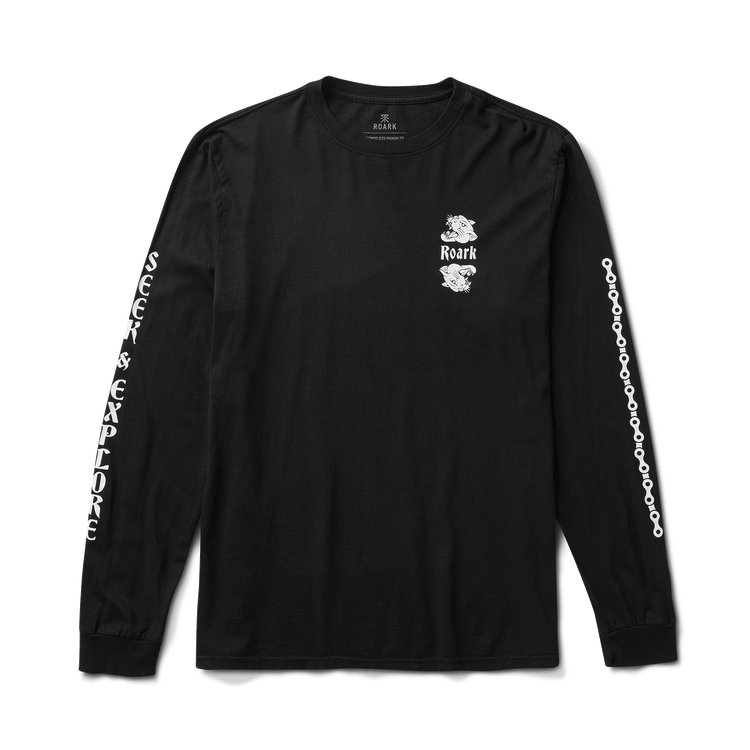 JAMIE THOMAS LS TEE -  BLACK