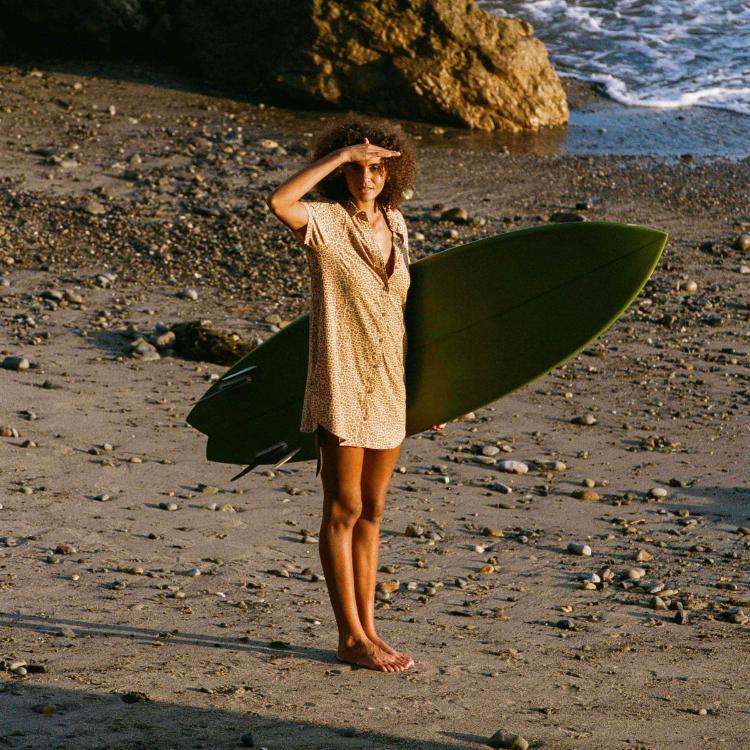 BLESS UP DRESS -  DARK KHAKI