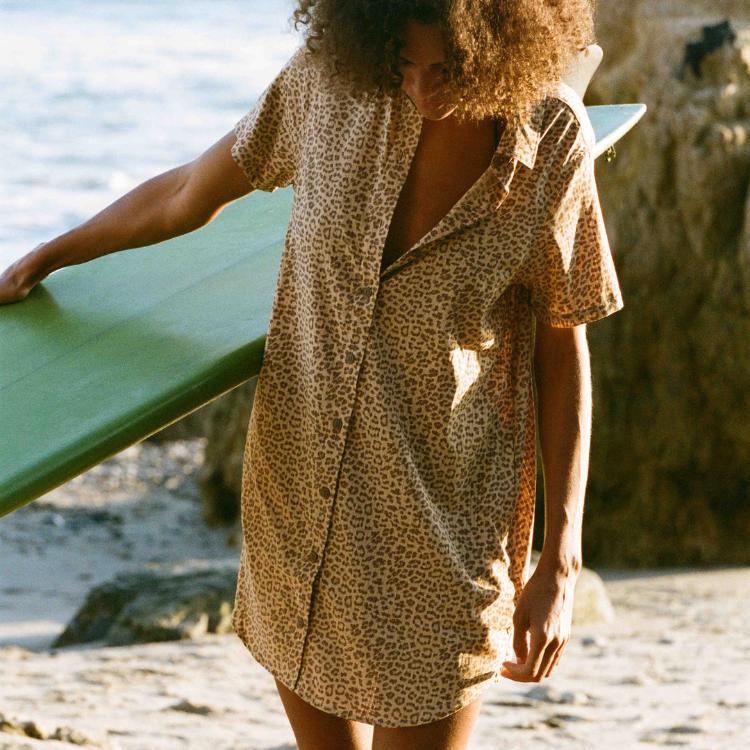 BLESS UP DRESS -  DARK KHAKI