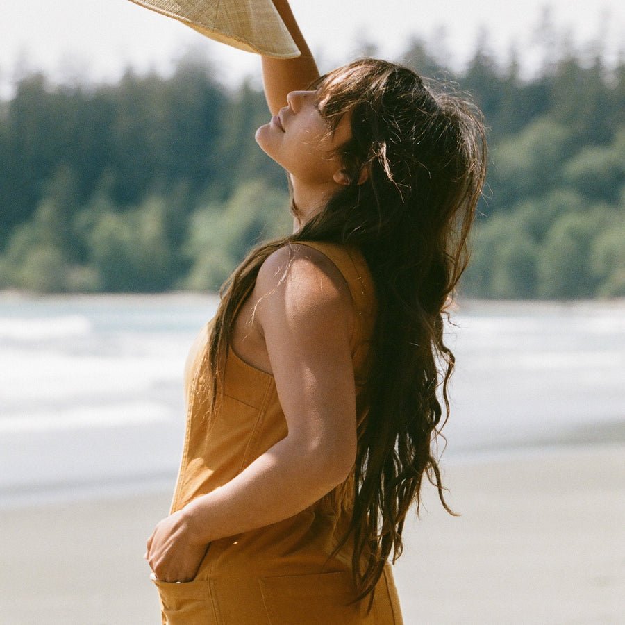 OUTBOUND JUMPSUIT -  MARIGOLD