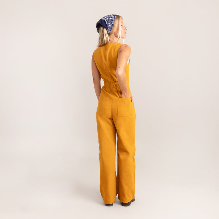OUTBOUND JUMPSUIT -  MARIGOLD
