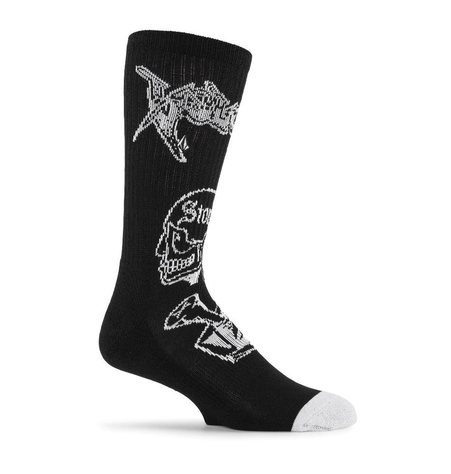 ABOUT TIME SOCK PR  -  BLACK