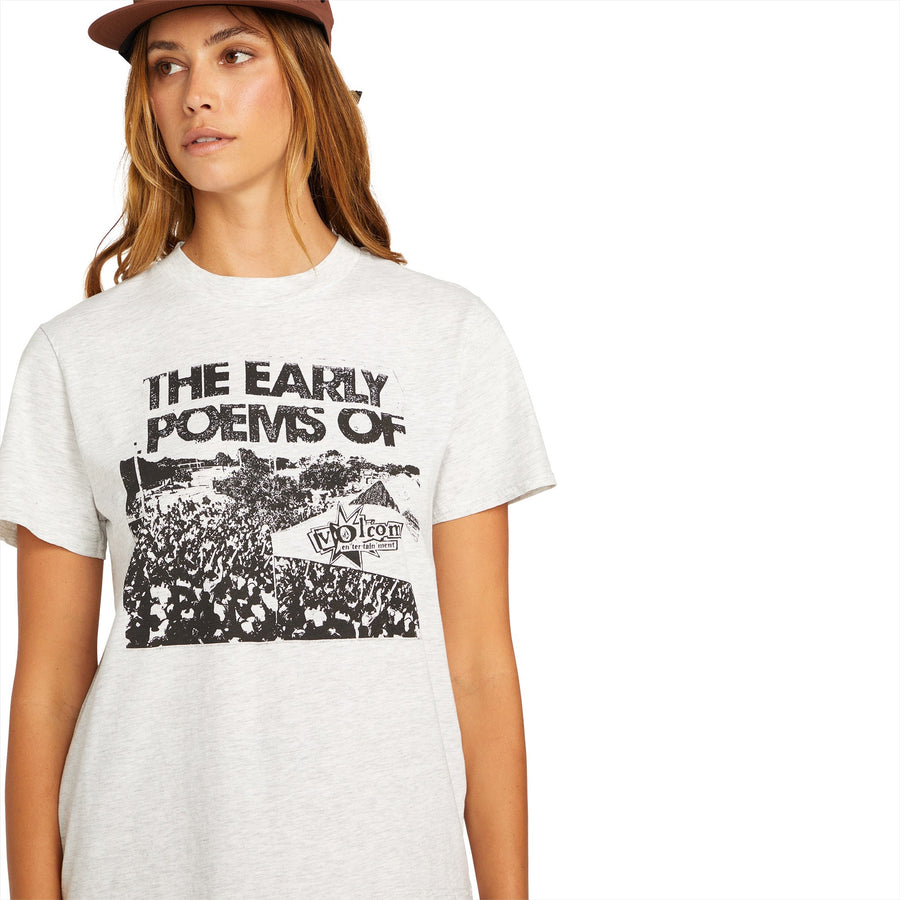 LOCK IT UP TEE - LIGHT GREY