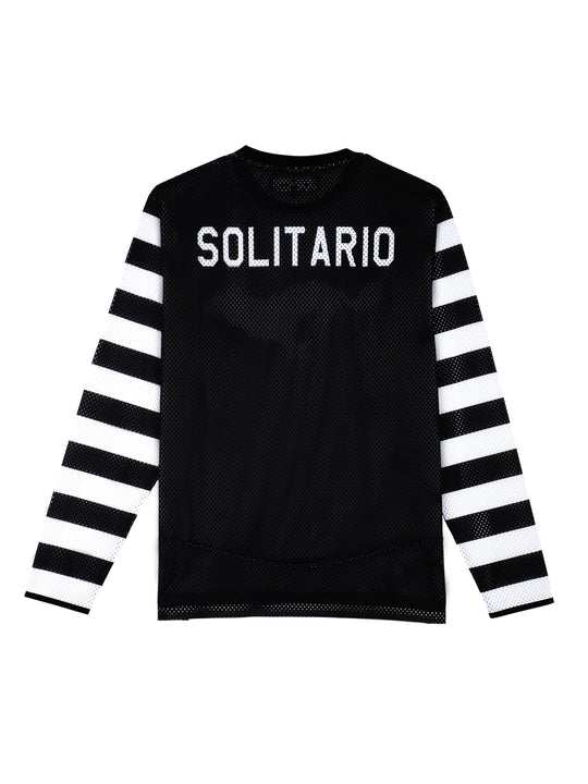 SOLITARIO V2 MX BLACK HEAVY DUTY JERSEY -  BLACK