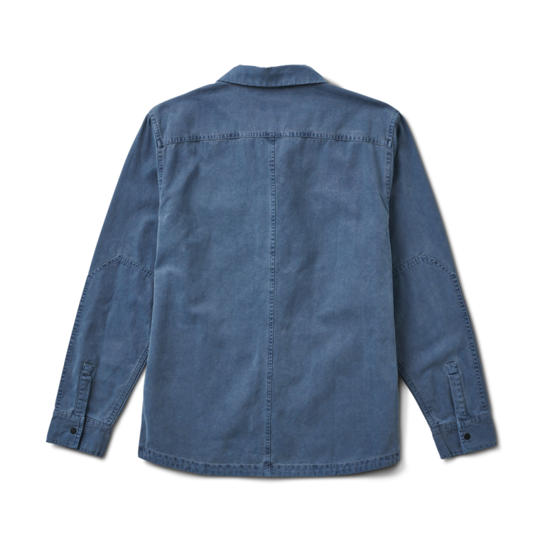 HEBRIDES UNLINED -  BLUE GREY HAMA WASH